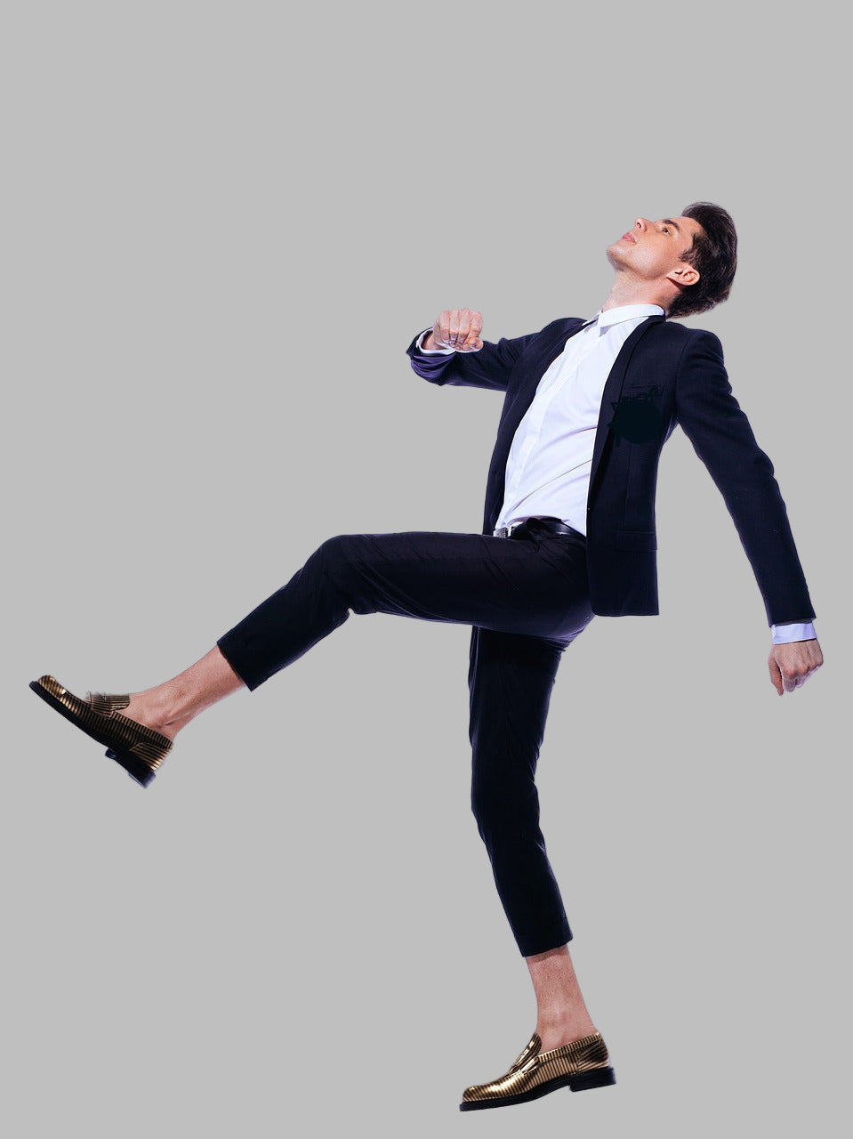 High Energy Blue 2 Piece Sure Fit Suit